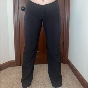 Athleta black jogger flair sweatpants size 2